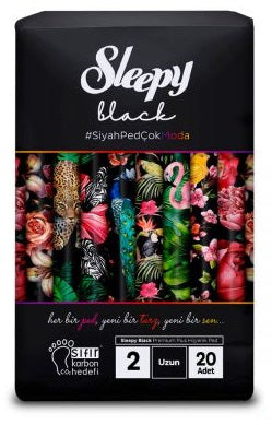 Sleepy black higiēniskās paketes (melnas)