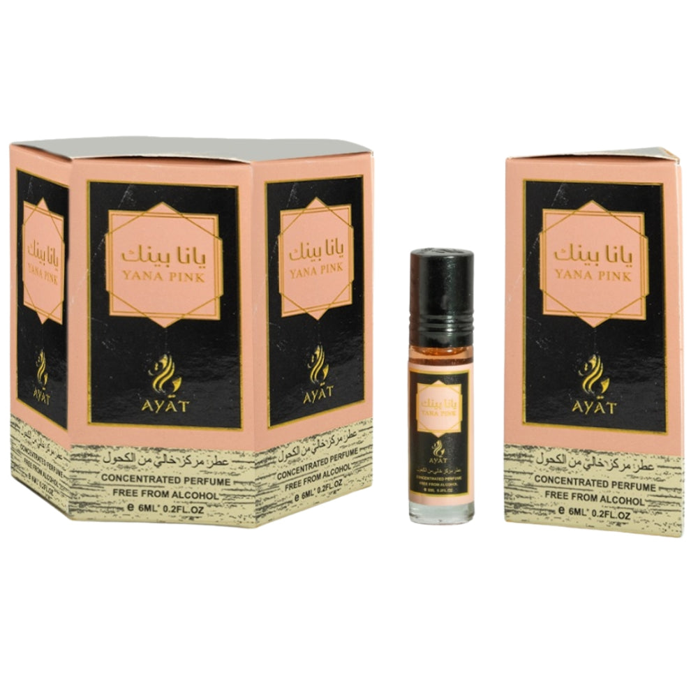 Ayat Yana Pink Unisex koncentrēta smaržu eļļa 6*6ml