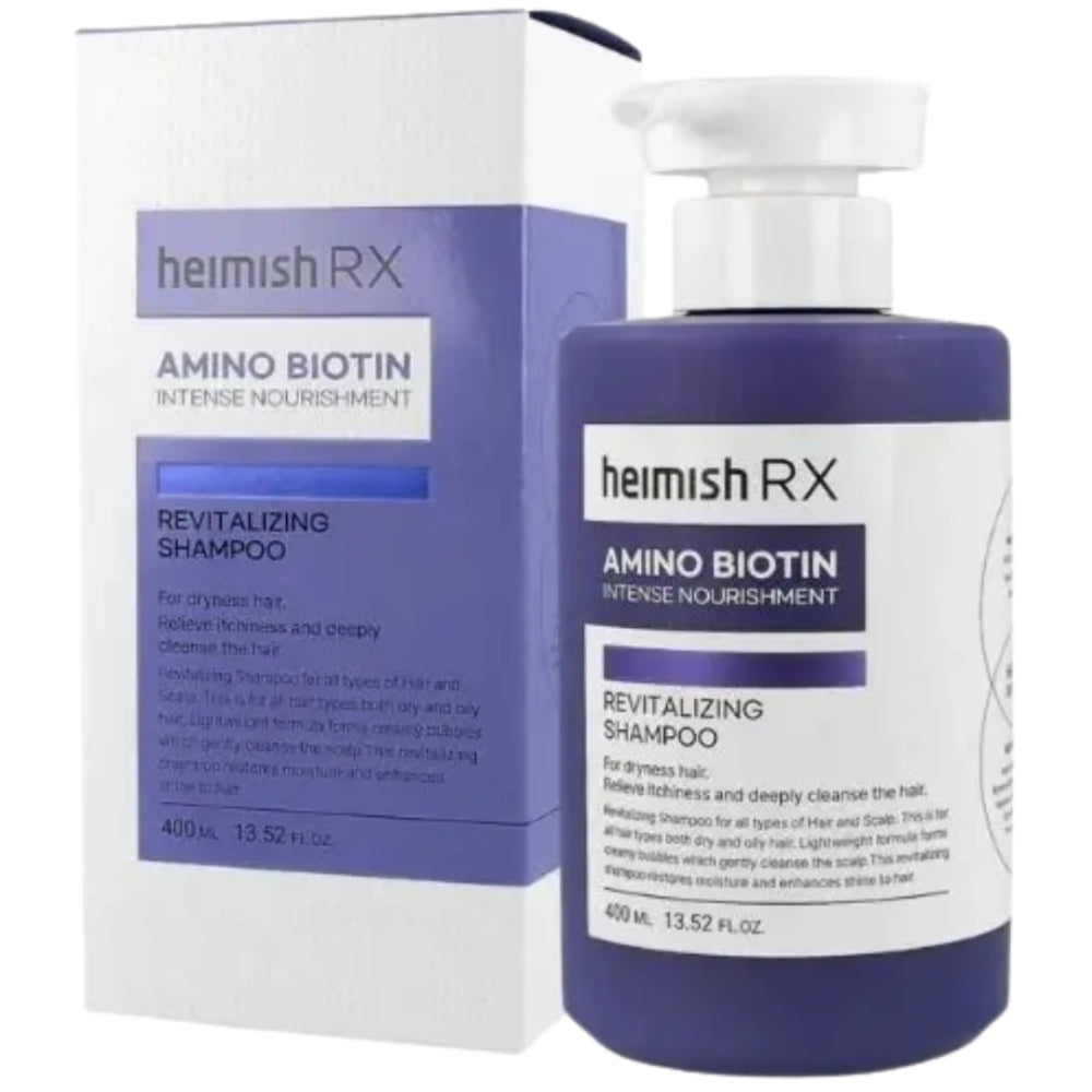 Heimish RX Amino Biotin Revitalizing Shampoo - matu šampūns 400ml