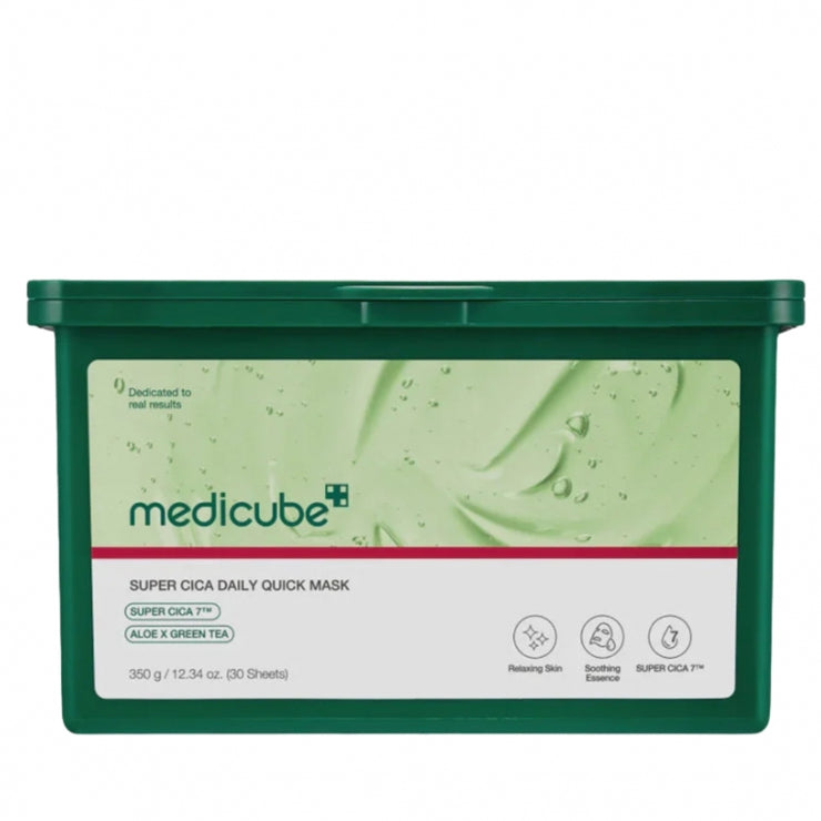 MediCube Super Cica Daily quick sheet mask - sejas maskas 30 gab.
