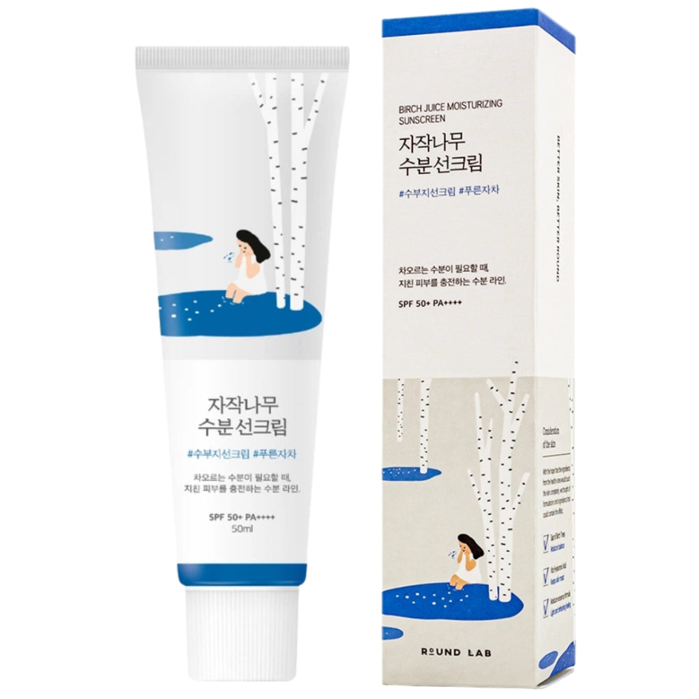 Round Lab Birch Juice Sunscreen SPF50 — sejas krēms ar SPF50, 50ml