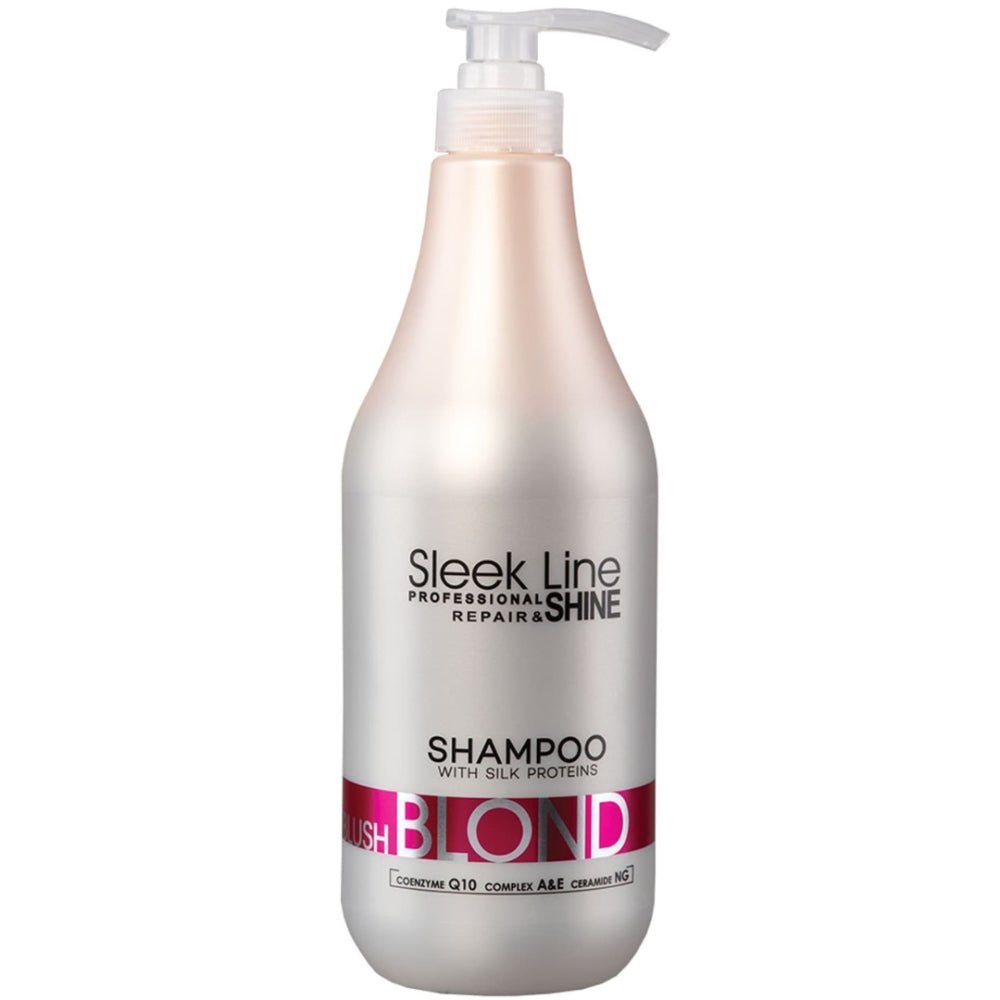 Stapiz Sleek Line Blush Blond with Silk Proteins - matu šampūns 1l