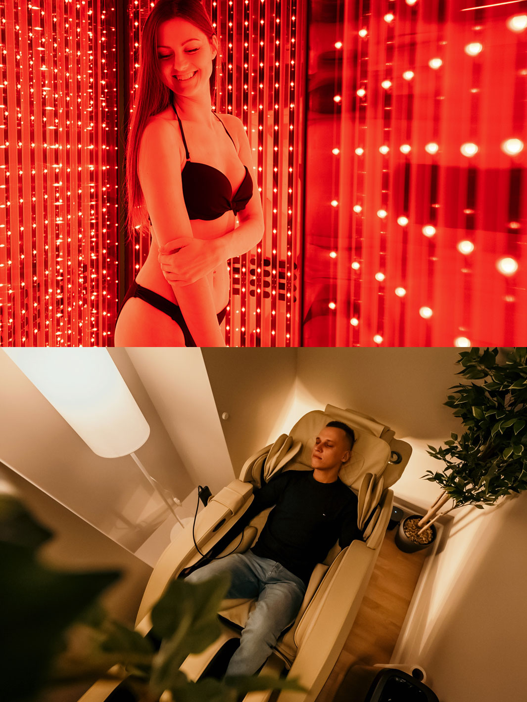 Терапия красным светом + 4D массаж